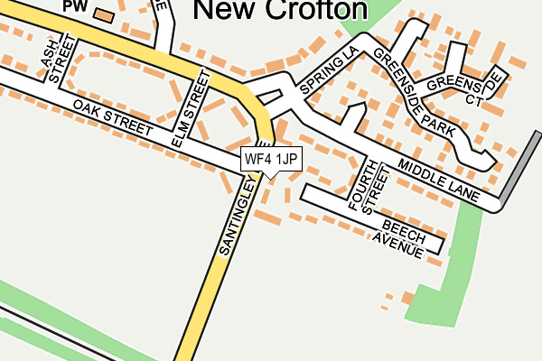 WF4 1JP map - OS OpenMap – Local (Ordnance Survey) WF4 1JP map - OS OpenMap – Local (Ordnance Survey)