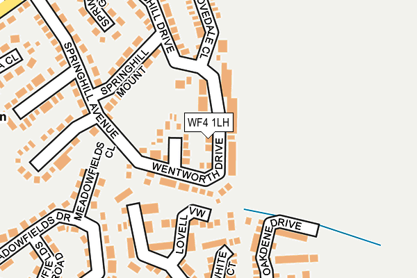 WF4 1LH map - OS OpenMap – Local (Ordnance Survey) WF4 1LH map - OS OpenMap – Local (Ordnance Survey)