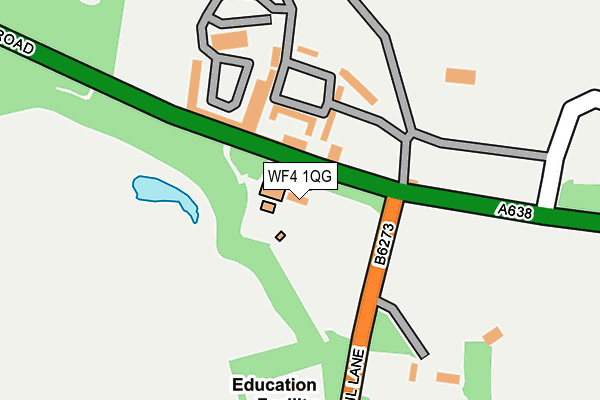 WF4 1QG map - OS OpenMap – Local (Ordnance Survey)