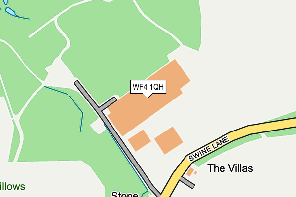 WF4 1QH map - OS OpenMap – Local (Ordnance Survey) WF4 1QH map - OS OpenMap – Local (Ordnance Survey)