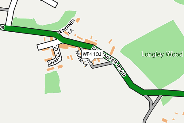 WF4 1QJ map - OS OpenMap – Local (Ordnance Survey) WF4 1QJ map - OS OpenMap – Local (Ordnance Survey)
