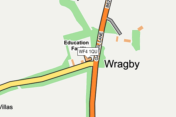 WF4 1QU map - OS OpenMap – Local (Ordnance Survey)
