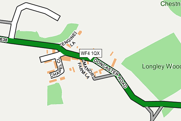 WF4 1QX map - OS OpenMap – Local (Ordnance Survey) WF4 1QX map - OS OpenMap – Local (Ordnance Survey)
