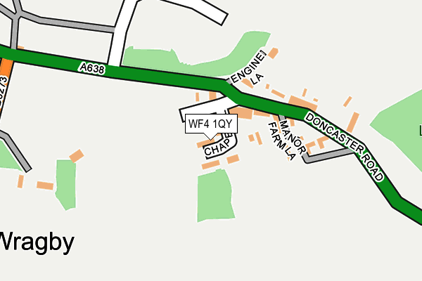 WF4 1QY map - OS OpenMap – Local (Ordnance Survey) WF4 1QY map - OS OpenMap – Local (Ordnance Survey)