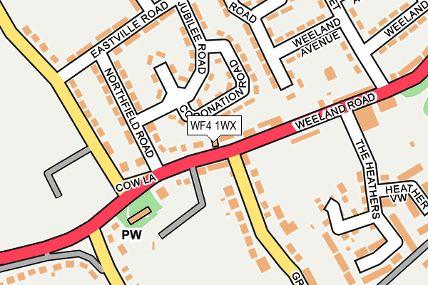WF4 1WX map - OS OpenMap – Local (Ordnance Survey) WF4 1WX map - OS OpenMap – Local (Ordnance Survey)