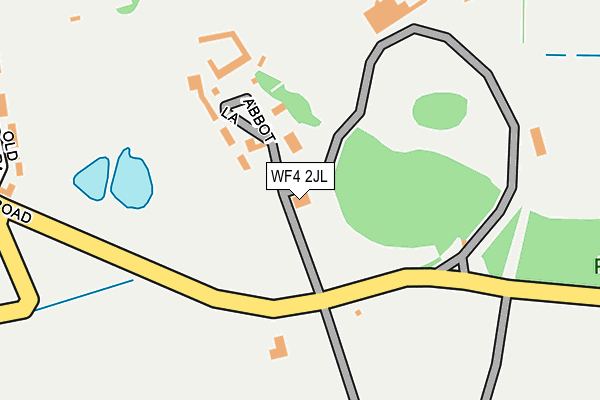 WF4 2JL map - OS OpenMap – Local (Ordnance Survey) WF4 2JL map - OS OpenMap – Local (Ordnance Survey)