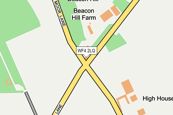WF4 2LQ map - OS OpenMap – Local (Ordnance Survey) WF4 2LQ map - OS OpenMap – Local (Ordnance Survey)