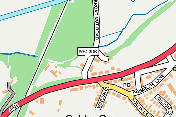 WF4 3DR map - OS OpenMap – Local (Ordnance Survey) WF4 3DR map - OS OpenMap – Local (Ordnance Survey)