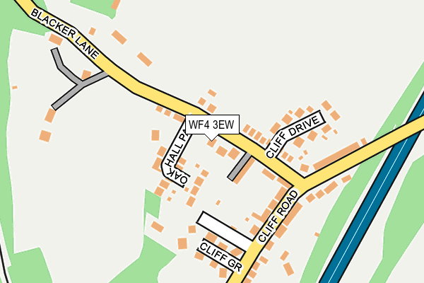 WF4 3EW map - OS OpenMap – Local (Ordnance Survey) WF4 3EW map - OS OpenMap – Local (Ordnance Survey)