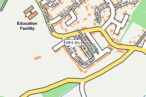 WF4 3HJ map - OS OpenMap – Local (Ordnance Survey) WF4 3HJ map - OS OpenMap – Local (Ordnance Survey)