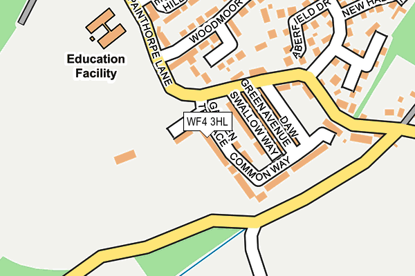 WF4 3HL map - OS OpenMap – Local (Ordnance Survey) WF4 3HL map - OS OpenMap – Local (Ordnance Survey)