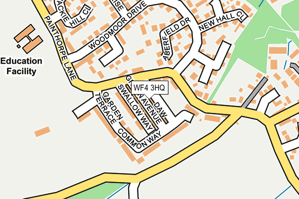 WF4 3HQ map - OS OpenMap – Local (Ordnance Survey) WF4 3HQ map - OS OpenMap – Local (Ordnance Survey)