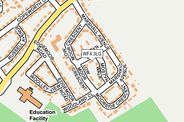 WF4 3LG map - OS OpenMap – Local (Ordnance Survey) WF4 3LG map - OS OpenMap – Local (Ordnance Survey)