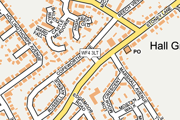 WF4 3LT map - OS OpenMap – Local (Ordnance Survey) WF4 3LT map - OS OpenMap – Local (Ordnance Survey)