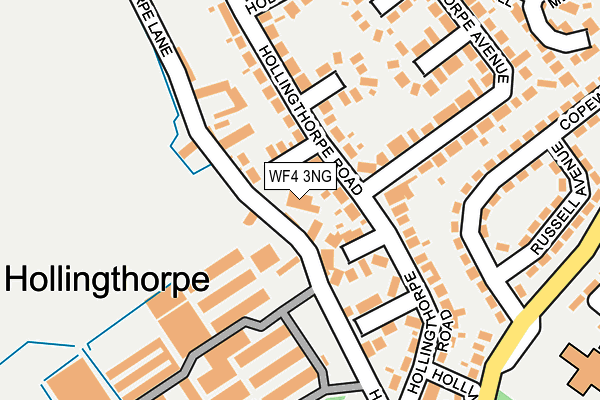 WF4 3NG map - OS OpenMap – Local (Ordnance Survey) WF4 3NG map - OS OpenMap – Local (Ordnance Survey)