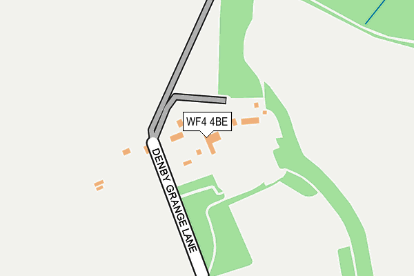 WF4 4BE map - OS OpenMap – Local (Ordnance Survey)