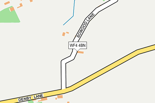 WF4 4BN map - OS OpenMap – Local (Ordnance Survey) WF4 4BN map - OS OpenMap – Local (Ordnance Survey)