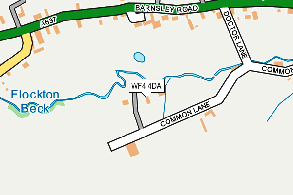 WF4 4DA map - OS OpenMap – Local (Ordnance Survey) WF4 4DA map - OS OpenMap – Local (Ordnance Survey)