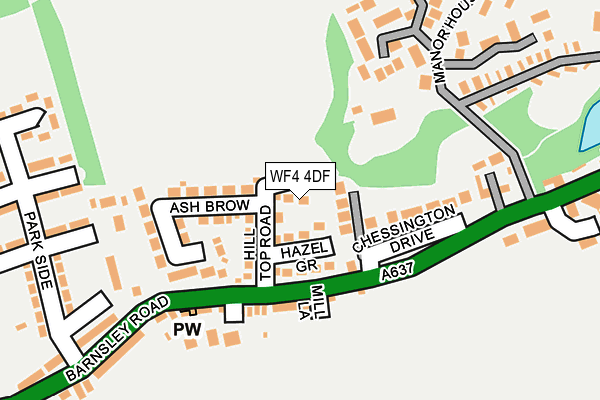 WF4 4DF map - OS OpenMap – Local (Ordnance Survey) WF4 4DF map - OS OpenMap – Local (Ordnance Survey)