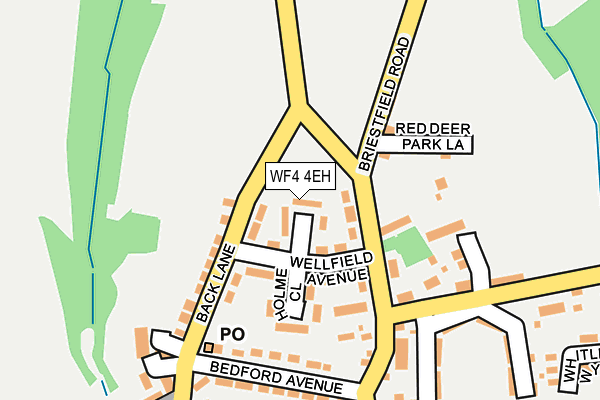 WF4 4EH map - OS OpenMap – Local (Ordnance Survey) WF4 4EH map - OS OpenMap – Local (Ordnance Survey)