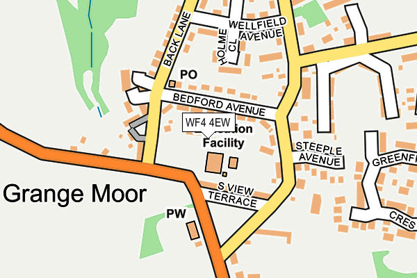 WF4 4EW map - OS OpenMap – Local (Ordnance Survey) WF4 4EW map - OS OpenMap – Local (Ordnance Survey)