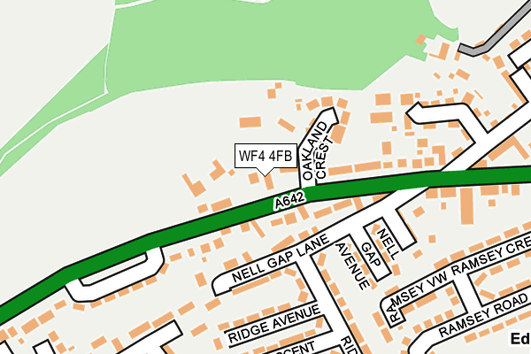 WF4 4FB map - OS OpenMap – Local (Ordnance Survey) WF4 4FB map - OS OpenMap – Local (Ordnance Survey)