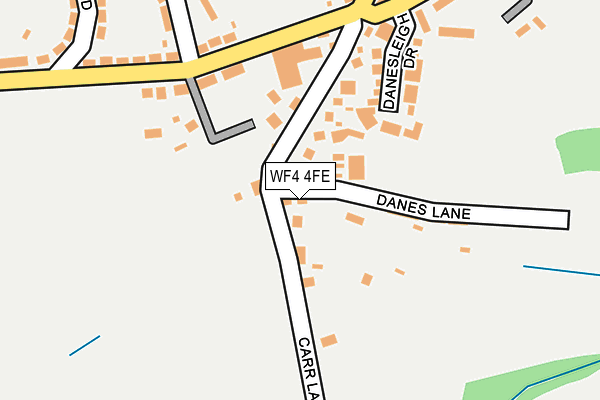 WF4 4FE map - OS OpenMap – Local (Ordnance Survey) WF4 4FE map - OS OpenMap – Local (Ordnance Survey)