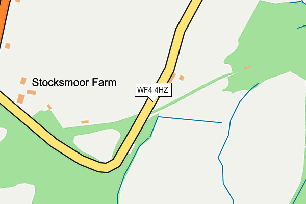 WF4 4HZ map - OS OpenMap – Local (Ordnance Survey) WF4 4HZ map - OS OpenMap – Local (Ordnance Survey)