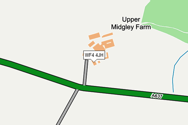 WF4 4JH map - OS OpenMap – Local (Ordnance Survey) WF4 4JH map - OS OpenMap – Local (Ordnance Survey)