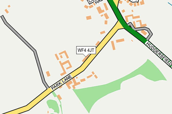 WF4 4JT map - OS OpenMap – Local (Ordnance Survey) WF4 4JT map - OS OpenMap – Local (Ordnance Survey)