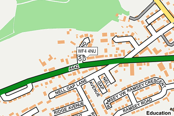 WF4 4NU map - OS OpenMap – Local (Ordnance Survey) WF4 4NU map - OS OpenMap – Local (Ordnance Survey)