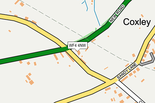 WF4 4NW map - OS OpenMap – Local (Ordnance Survey) WF4 4NW map - OS OpenMap – Local (Ordnance Survey)