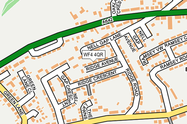 WF4 4QR map - OS OpenMap – Local (Ordnance Survey) WF4 4QR map - OS OpenMap – Local (Ordnance Survey)