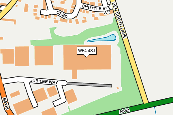 WF4 4SJ map - OS OpenMap – Local (Ordnance Survey) WF4 4SJ map - OS OpenMap – Local (Ordnance Survey)