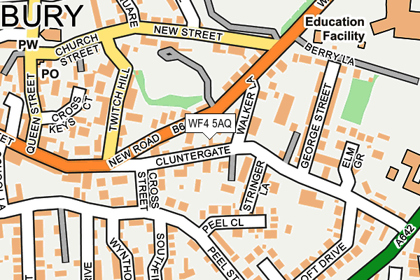 WF4 5AQ map - OS OpenMap – Local (Ordnance Survey) WF4 5AQ map - OS OpenMap – Local (Ordnance Survey)