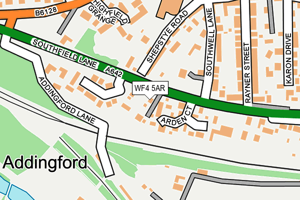WF4 5AR map - OS OpenMap – Local (Ordnance Survey) WF4 5AR map - OS OpenMap – Local (Ordnance Survey)