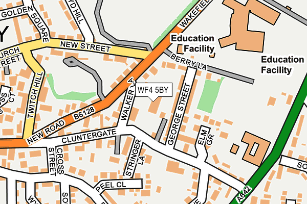 WF4 5BY map - OS OpenMap – Local (Ordnance Survey) WF4 5BY map - OS OpenMap – Local (Ordnance Survey)