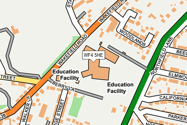WF4 5HE map - OS OpenMap – Local (Ordnance Survey) WF4 5HE map - OS OpenMap – Local (Ordnance Survey)