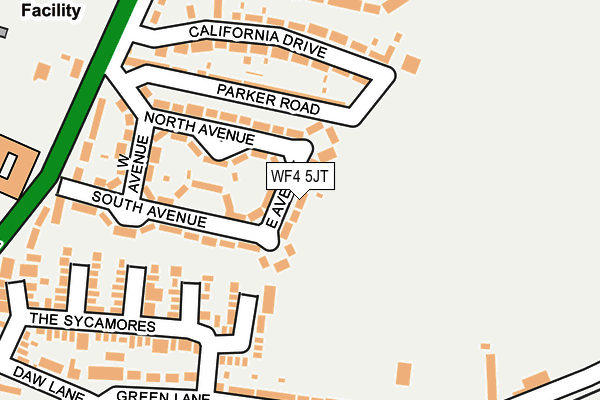 WF4 5JT map - OS OpenMap – Local (Ordnance Survey) WF4 5JT map - OS OpenMap – Local (Ordnance Survey)