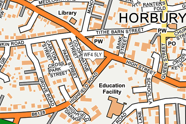 WF4 5LY map - OS OpenMap – Local (Ordnance Survey) WF4 5LY map - OS OpenMap – Local (Ordnance Survey)