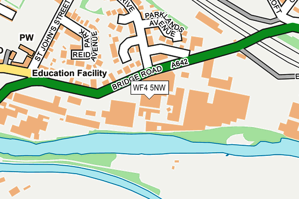 WF4 5NW map - OS OpenMap – Local (Ordnance Survey) WF4 5NW map - OS OpenMap – Local (Ordnance Survey)