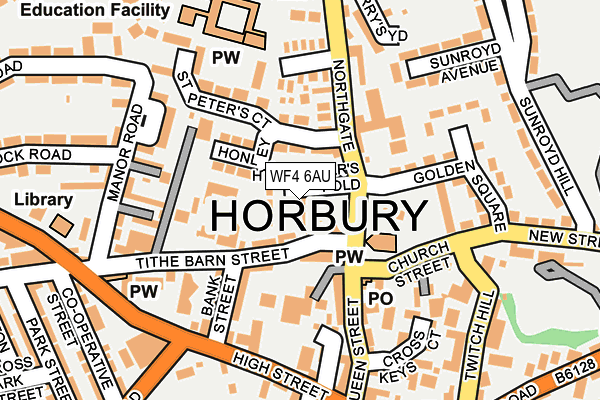 WF4 6AU map - OS OpenMap – Local (Ordnance Survey) WF4 6AU map - OS OpenMap – Local (Ordnance Survey)