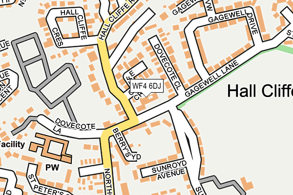 WF4 6DJ map - OS OpenMap – Local (Ordnance Survey)