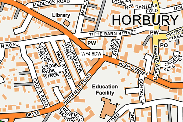 WF4 6DW map - OS OpenMap – Local (Ordnance Survey) WF4 6DW map - OS OpenMap – Local (Ordnance Survey)
