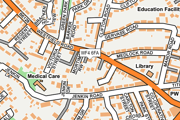 WF4 6FA map - OS OpenMap – Local (Ordnance Survey) WF4 6FA map - OS OpenMap – Local (Ordnance Survey)