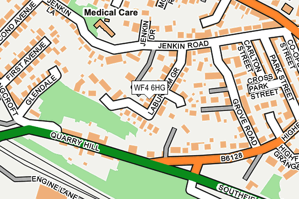 WF4 6HG map - OS OpenMap – Local (Ordnance Survey) WF4 6HG map - OS OpenMap – Local (Ordnance Survey)