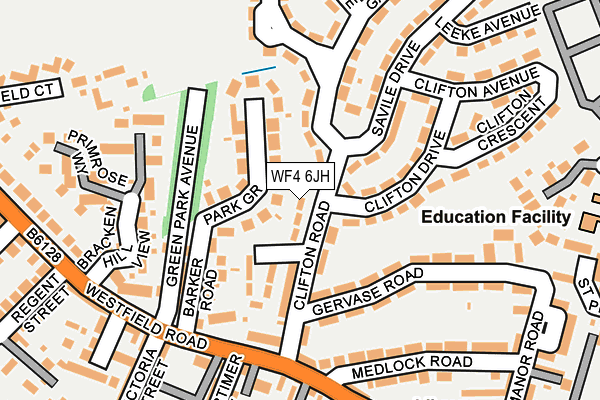 WF4 6JH map - OS OpenMap – Local (Ordnance Survey) WF4 6JH map - OS OpenMap – Local (Ordnance Survey)