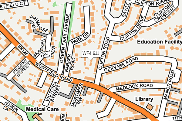WF4 6JJ map - OS OpenMap – Local (Ordnance Survey) WF4 6JJ map - OS OpenMap – Local (Ordnance Survey)