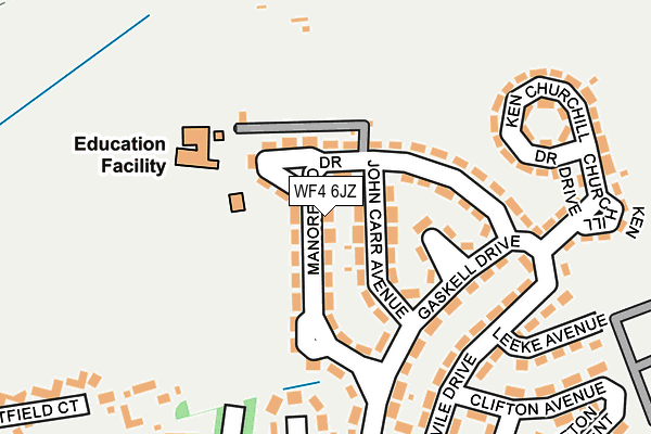 WF4 6JZ map - OS OpenMap – Local (Ordnance Survey) WF4 6JZ map - OS OpenMap – Local (Ordnance Survey)