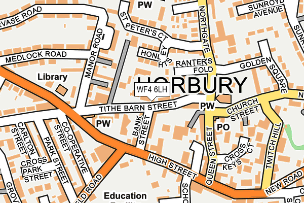 WF4 6LH map - OS OpenMap – Local (Ordnance Survey)